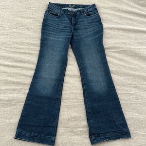 Wrangler Women’s Flare Dark Denim Jeans